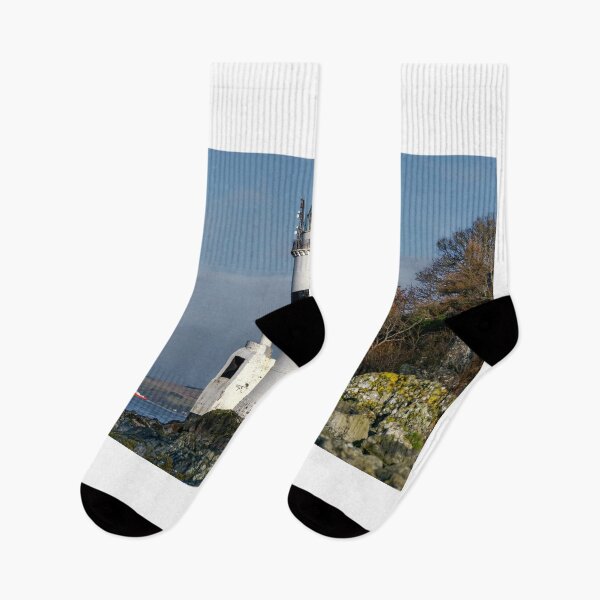 Item preview, Cloch Lighthouse on River Clyde designed and sold by RJW Images.