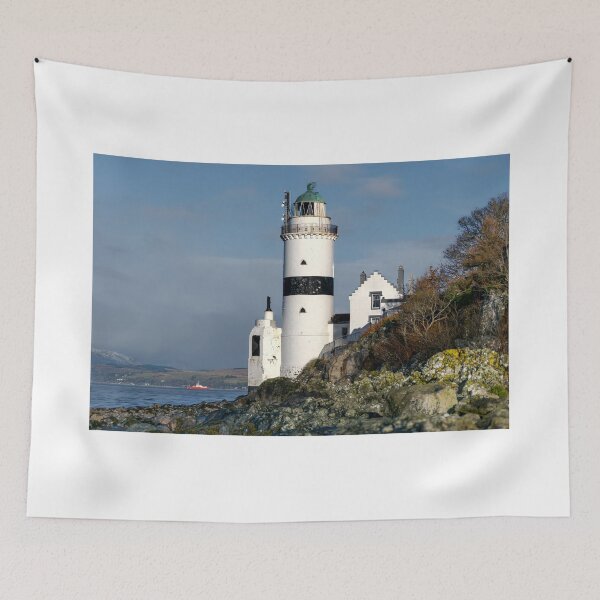 Item preview, Cloch Lighthouse on River Clyde designed and sold by RJW Images.