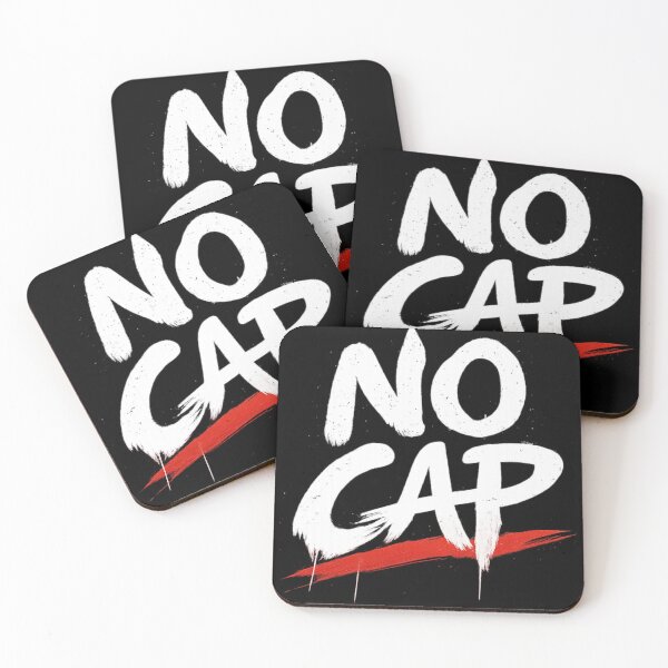 Item preview, NO CAP – Clean Neon Streetwear Typography designed and sold by DesignsByHania.