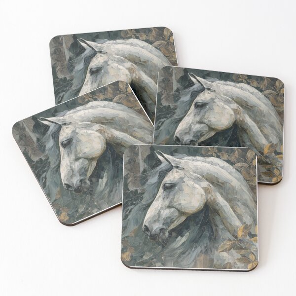 Item preview, Painting of a gray horse designed and sold by MendaciousMina.
