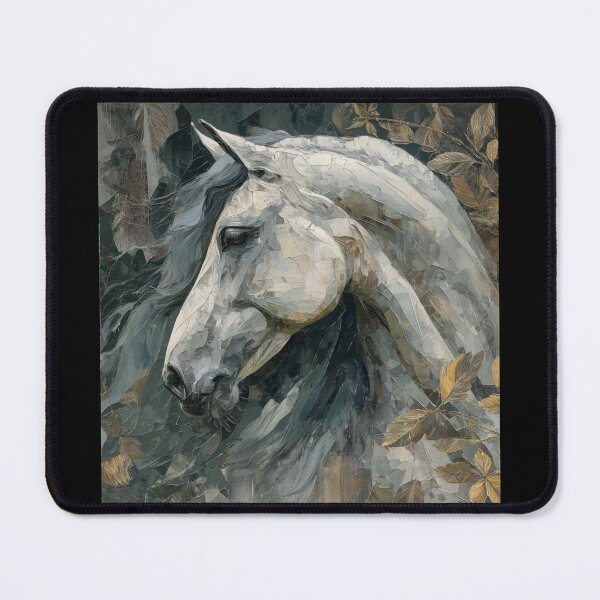 Item preview, Painting of a gray horse designed and sold by MendaciousMina.