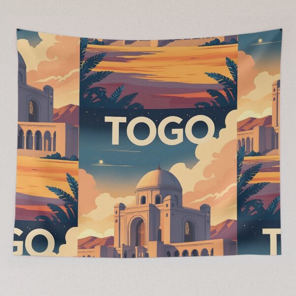 Item preview, Togo Retro Vintage Travel Design designed and sold by TravelersGems.
