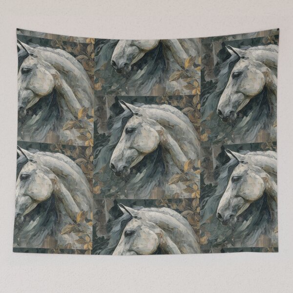 Item preview, Painting of a gray horse designed and sold by MendaciousMina.