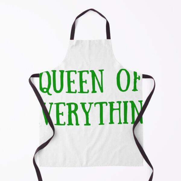 Item preview, Queen of Everything in Green – Bold Empowering Typography Art designed and sold by KirstenJRenfroe.