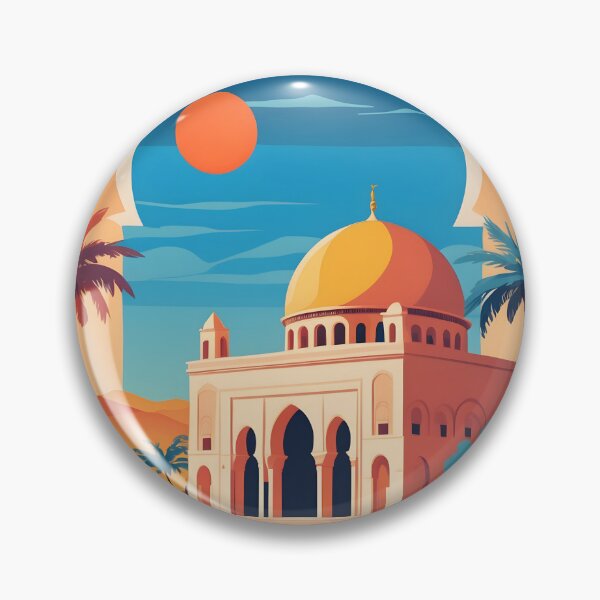Item preview, Tunisia Retro Vintage Travel Design designed and sold by TravelersGems.