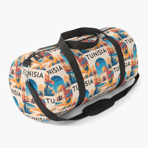 Item preview, Tunisia Retro Vintage Travel Design designed and sold by TravelersGems.