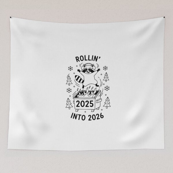 Item preview, Rollin' Into 2026 For Raccoon Lovers designed and sold by artcultreone.