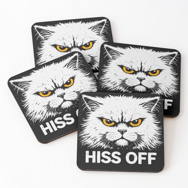 Item preview, Hiss Off Funny Sarcastic Cat Quote Grumpy Cat Humor designed and sold by JackCurtis1991.