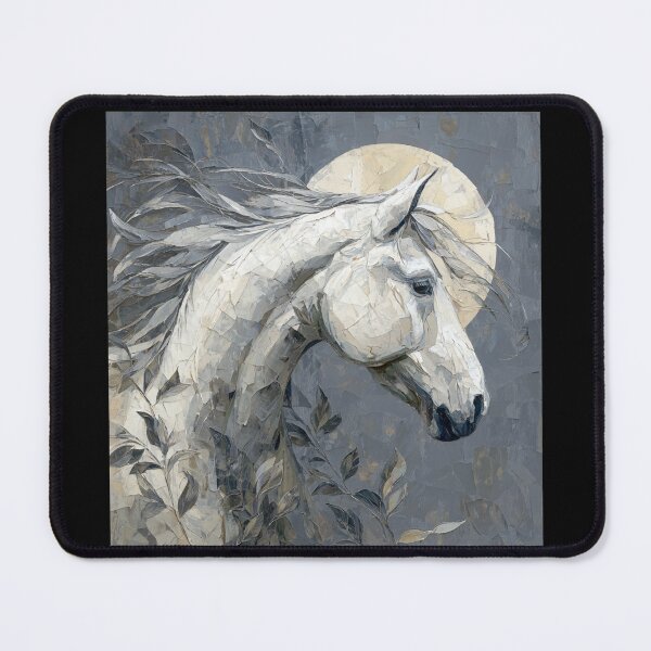 Item preview, Painting of a gray horse designed and sold by MendaciousMina.
