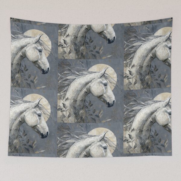 Item preview, Painting of a gray horse designed and sold by MendaciousMina.