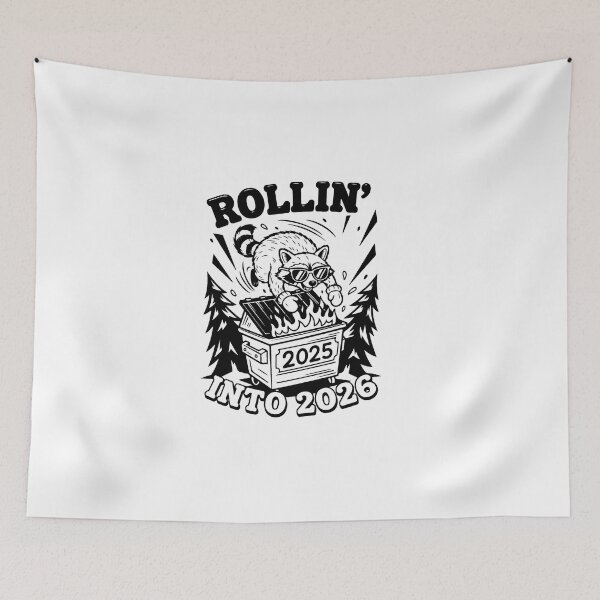 Item preview, Rollin' Into 2026 For Raccoon Lovers designed and sold by artcultreone.