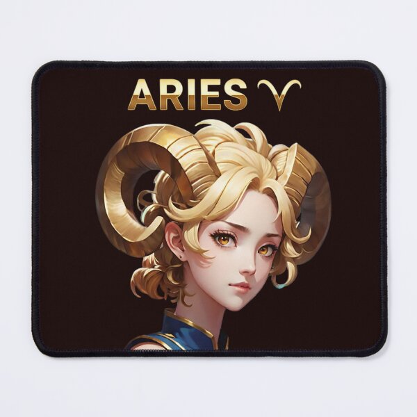 Item preview, Golden Horned Aries Warrior Goddess Illustration designed and sold by newvisionart191.