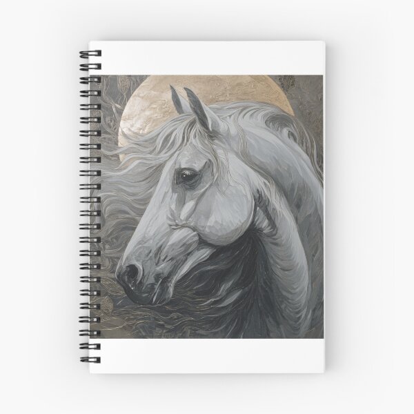 Item preview, Painting of a gray horse designed and sold by MendaciousMina.