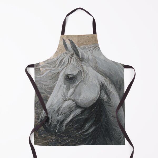 Item preview, Painting of a gray horse designed and sold by MendaciousMina.