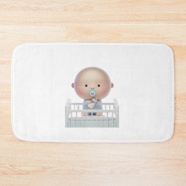 Item preview, PACI Baby 3D Character Art – Cute Pacifier Toddler Illustration designed and sold by HNstory.