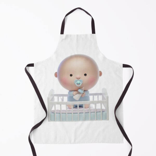 Item preview, PACI Baby 3D Character Art – Cute Pacifier Toddler Illustration designed and sold by HNstory.