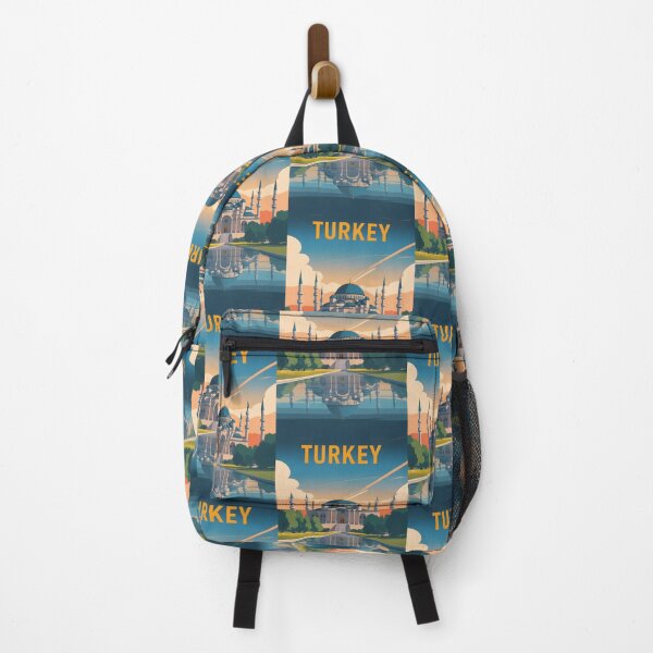 Item preview, Turkey Retro Vintage Travel Design designed and sold by TravelersGems.