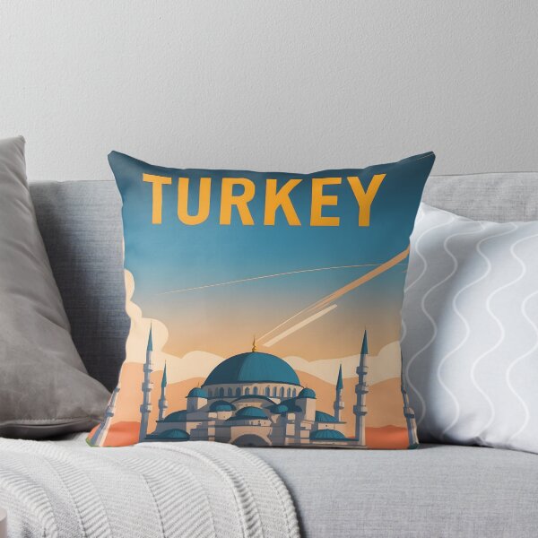 Item preview, Turkey Retro Vintage Travel Design designed and sold by TravelersGems.