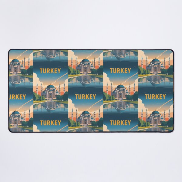 Item preview, Turkey Retro Vintage Travel Design designed and sold by TravelersGems.