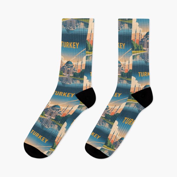 Item preview, Turkey Retro Vintage Travel Design designed and sold by TravelersGems.