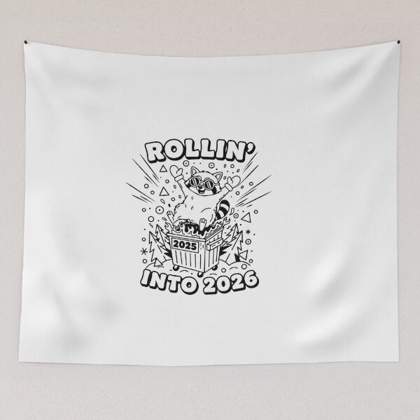 Item preview, Rollin' Into 2026 For Raccoon Lovers designed and sold by artcultreone.