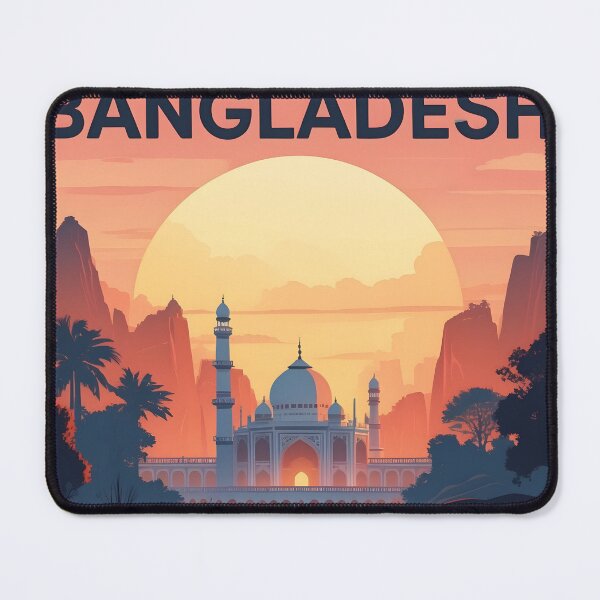 Item preview, Bangladesh Retro Vintage Travel Design designed and sold by TravelersGems.