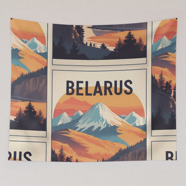 Item preview, Belarus Retro Vintage Travel Design designed and sold by TravelersGems.