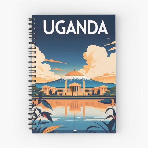 Item preview, Uganda Retro Vintage Travel Design designed and sold by TravelersGems.
