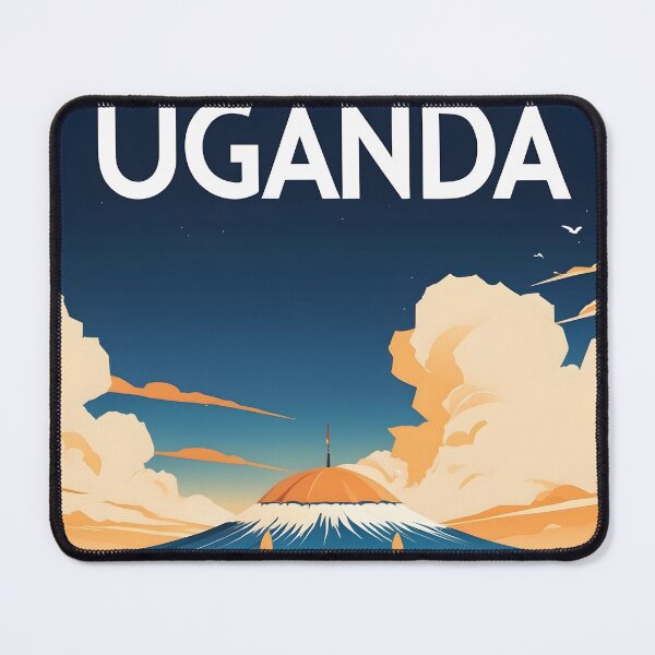 Item preview, Uganda Retro Vintage Travel Design designed and sold by TravelersGems.