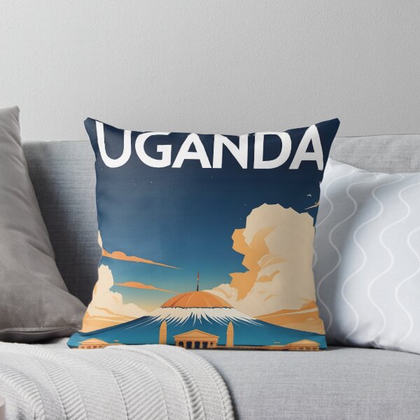 Item preview, Uganda Retro Vintage Travel Design designed and sold by TravelersGems.