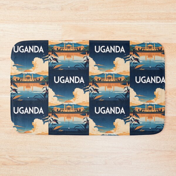 Item preview, Uganda Retro Vintage Travel Design designed and sold by TravelersGems.