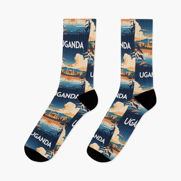 Item preview, Uganda Retro Vintage Travel Design designed and sold by TravelersGems.