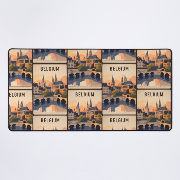 Item preview, Belgium Retro Vintage Travel Design designed and sold by TravelersGems.