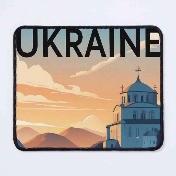 Item preview, Ukraine Retro Vintage Travel Design designed and sold by TravelersGems.