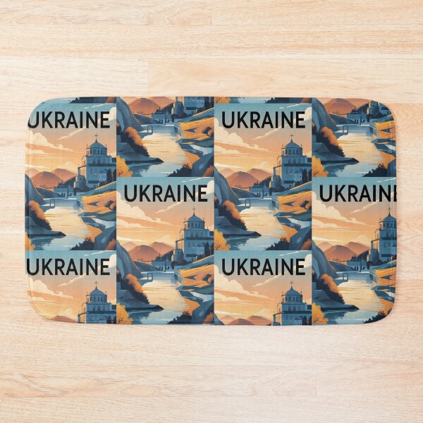 Item preview, Ukraine Retro Vintage Travel Design designed and sold by TravelersGems.