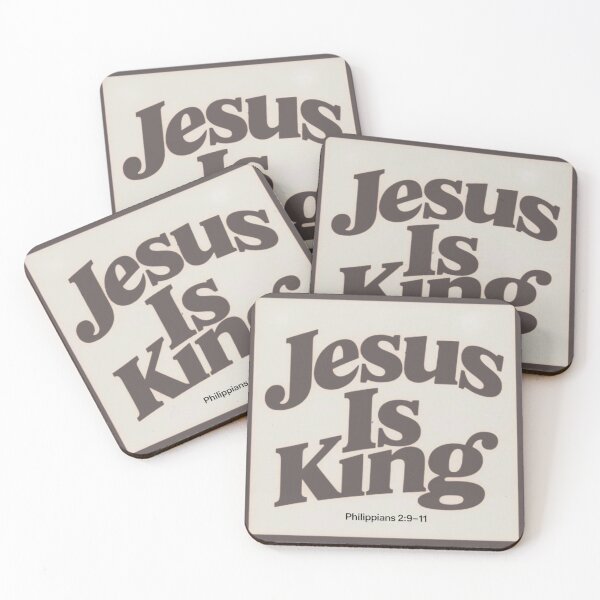 Item preview, Jesus Is King Vintage Christian Design, Philippians 2:9–11 designed and sold by MyTshirtArt.