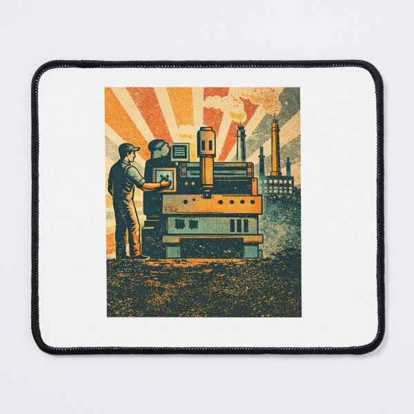 Item preview, Classic Machinist Art for Men Dad CNC Machine Operator designed and sold by funnyshop222.