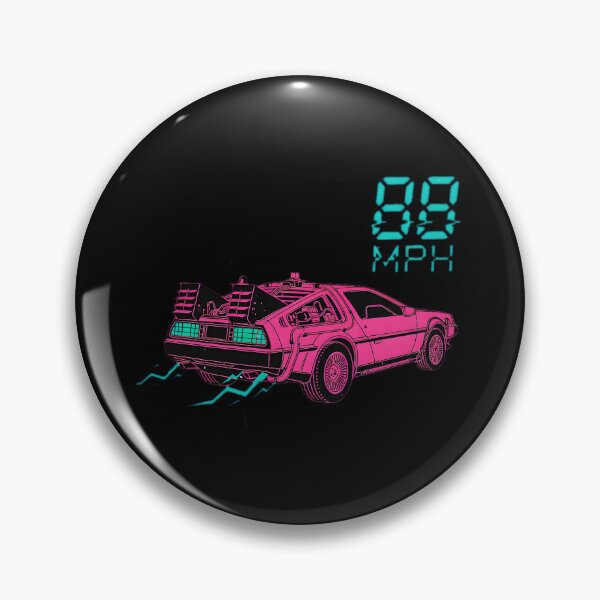 Item preview, Neon 88 MPH Time Machine Synthwave 80s Car designed and sold by Off-Road-Zone.