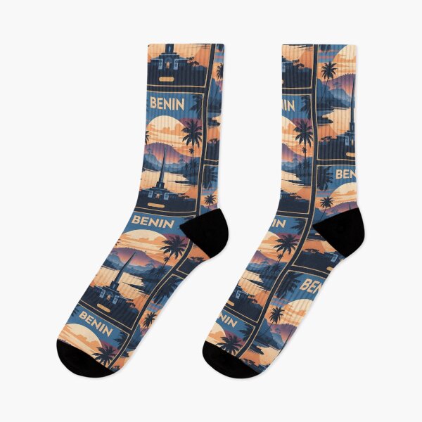 Item preview, Benin Retro Vintage Travel Design designed and sold by TravelersGems.
