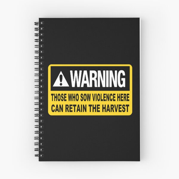 Item preview, Who Sow Violence Here;  designed and sold by StickerApe.