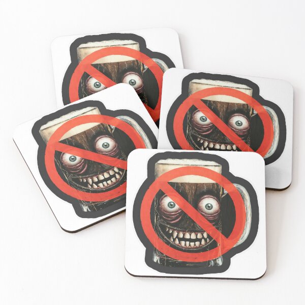 Item preview, Forbidden Happy Beer Mug Red No Sign designed and sold by StickBuAndii.