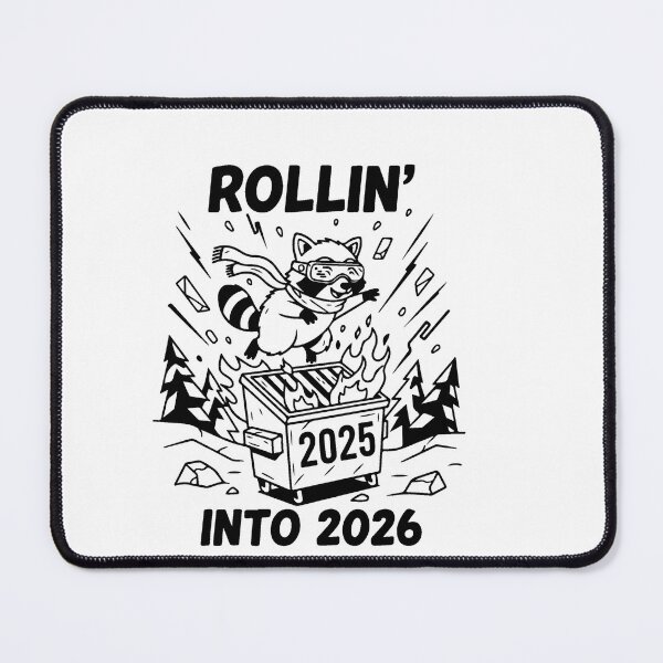 Item preview, Rollin' Into 2026 For Raccoon Lovers designed and sold by artcultreone.