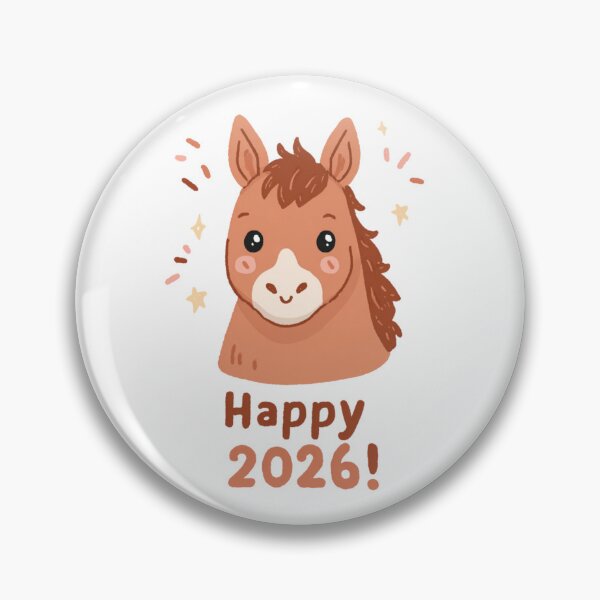 Item preview, Happy 2026 horse designed and sold by MendaciousMina.