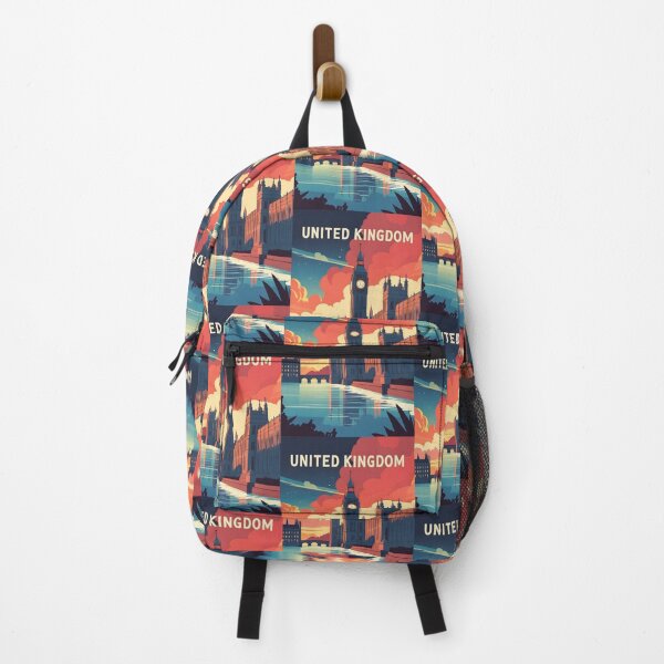 Item preview, United Kingdom Retro Vintage Travel Design designed and sold by TravelersGems.