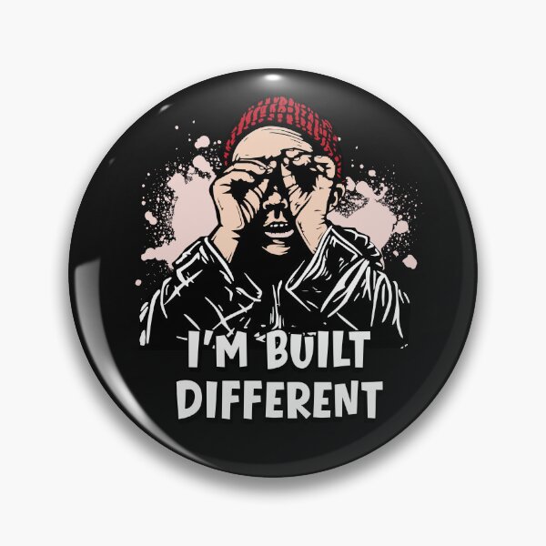 Item preview, "I'm Built Different" Binocular Illusion Guy designed and sold by QuoteCanvas.TH.