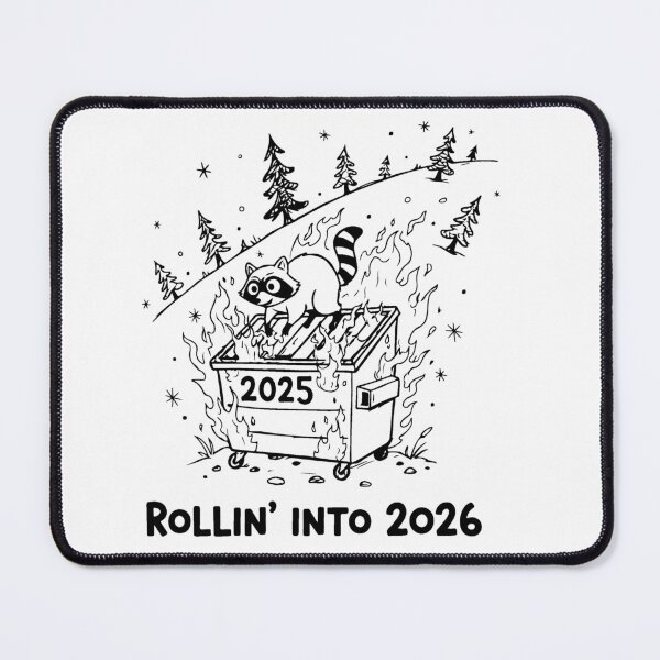 Item preview, Rollin' Into 2026 For Raccoon Lovers designed and sold by artcultreone.