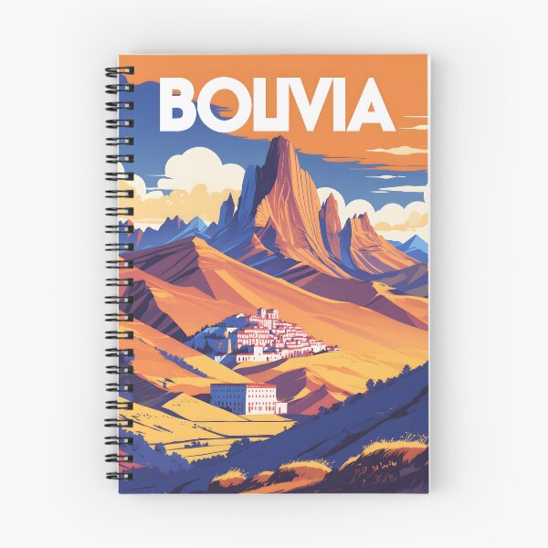Item preview, Bolivia Retro Vintage Travel Design designed and sold by TravelersGems.