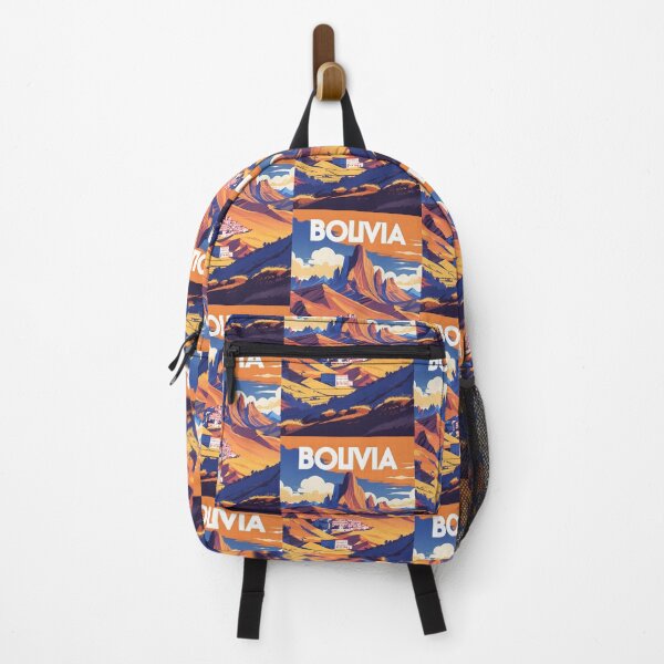 Item preview, Bolivia Retro Vintage Travel Design designed and sold by TravelersGems.