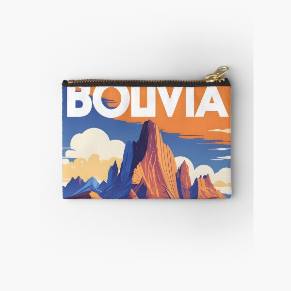 Item preview, Bolivia Retro Vintage Travel Design designed and sold by TravelersGems.