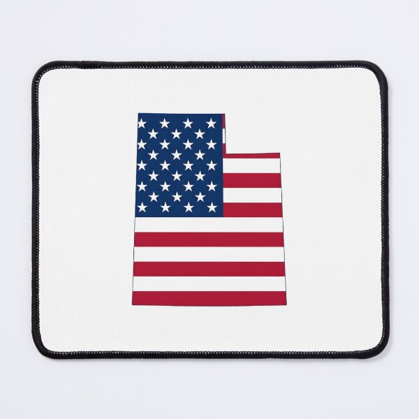Item preview, Utah Stars & Stripes State Silhouette – Distressed Americana designed and sold by Paper Drip.